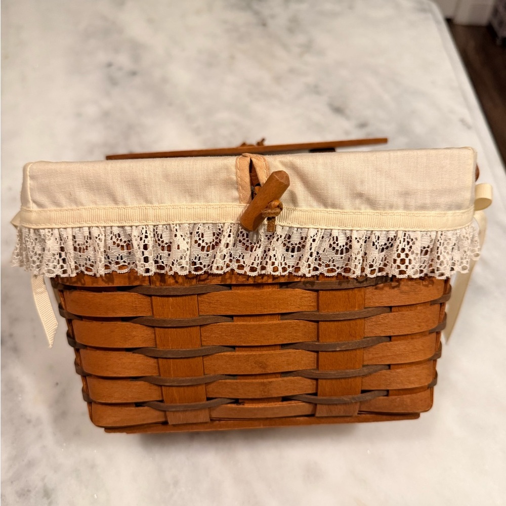 Longaberger 1989 Wooden Basket Purse
